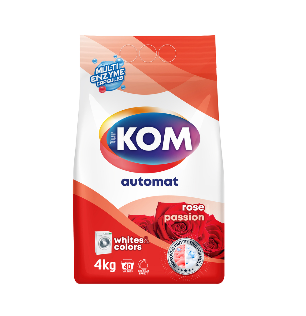 KOM Порошок автомат 4кг Роза