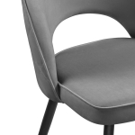 Стул на металлокаркасе Woodville Клэйн MR-11 , черный, ножки черные