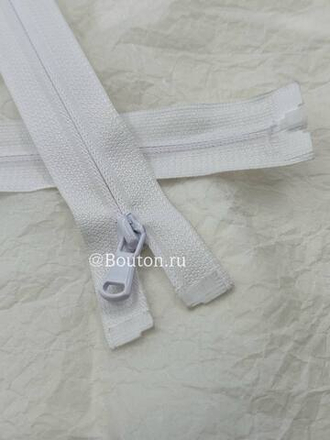 Молния потайная белая