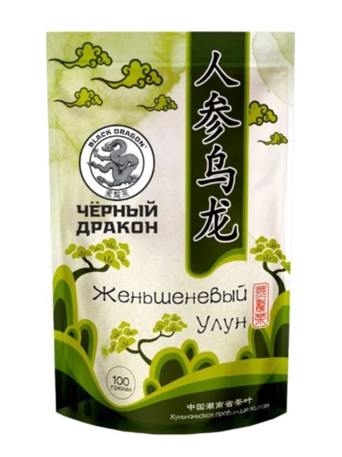 Чай улун Black dragon Женьшеневый 100 г