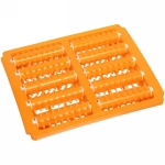 Массажер для ног роликовый «Grateful feet» 26*22 см, оранжевый