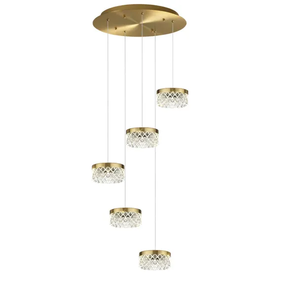 5032/30L L-VISION ODL24 000 античн.бронза/металл/акрил Люстра LED 30W 4000K 1958лм FIVRE