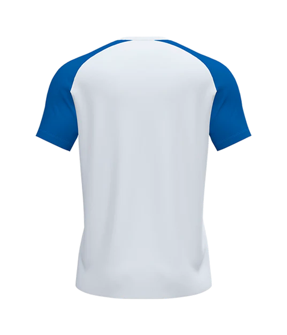 Футболка для падел Joma Academy IV Белая/голубая | Спортивная мужская одежда