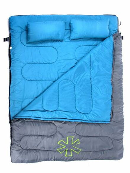 Мешок-одеяло спальный Norfin ALPINE COMFORT DOUBLE 250 Blue