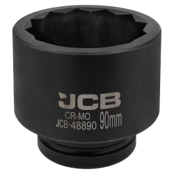 Головка ударная 1'', 90мм (12гр.) JCB JCB-48890