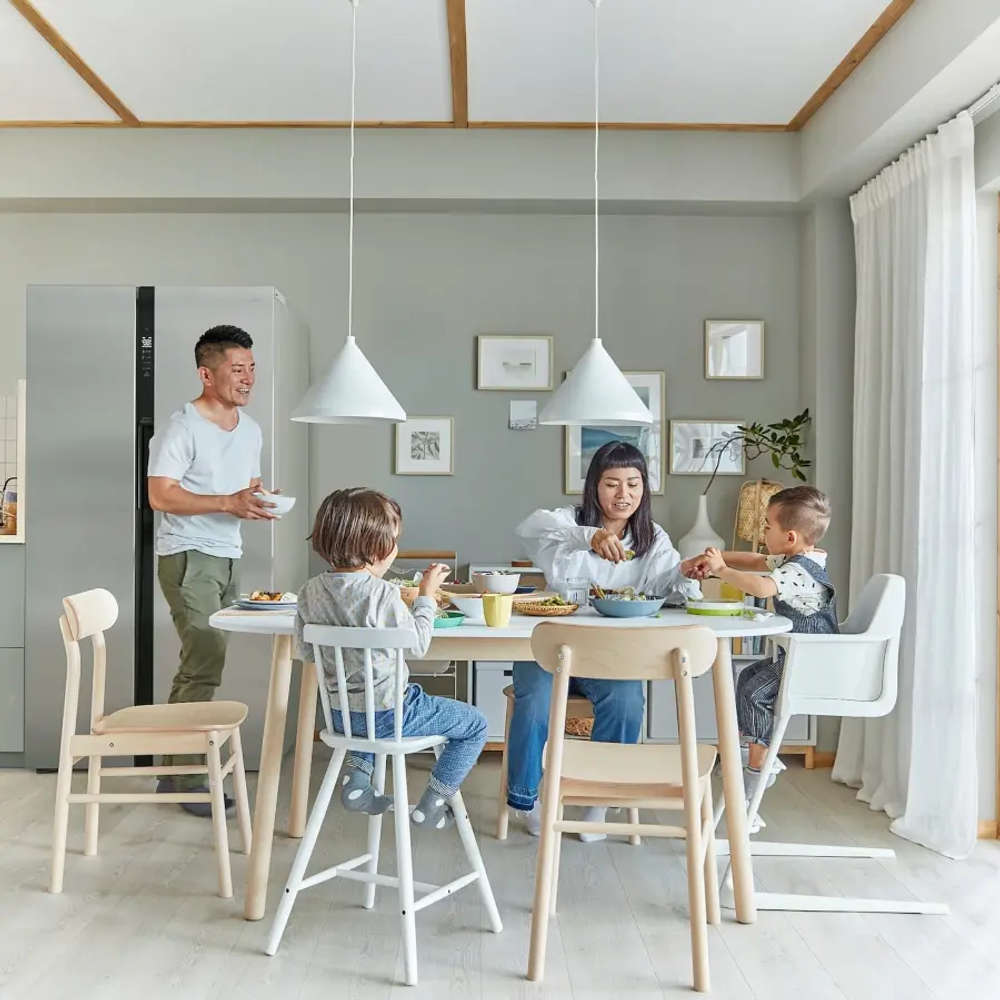 Стул детский - IKEA AGAM/ АГАМ ИКЕА, 79х41 см, белый