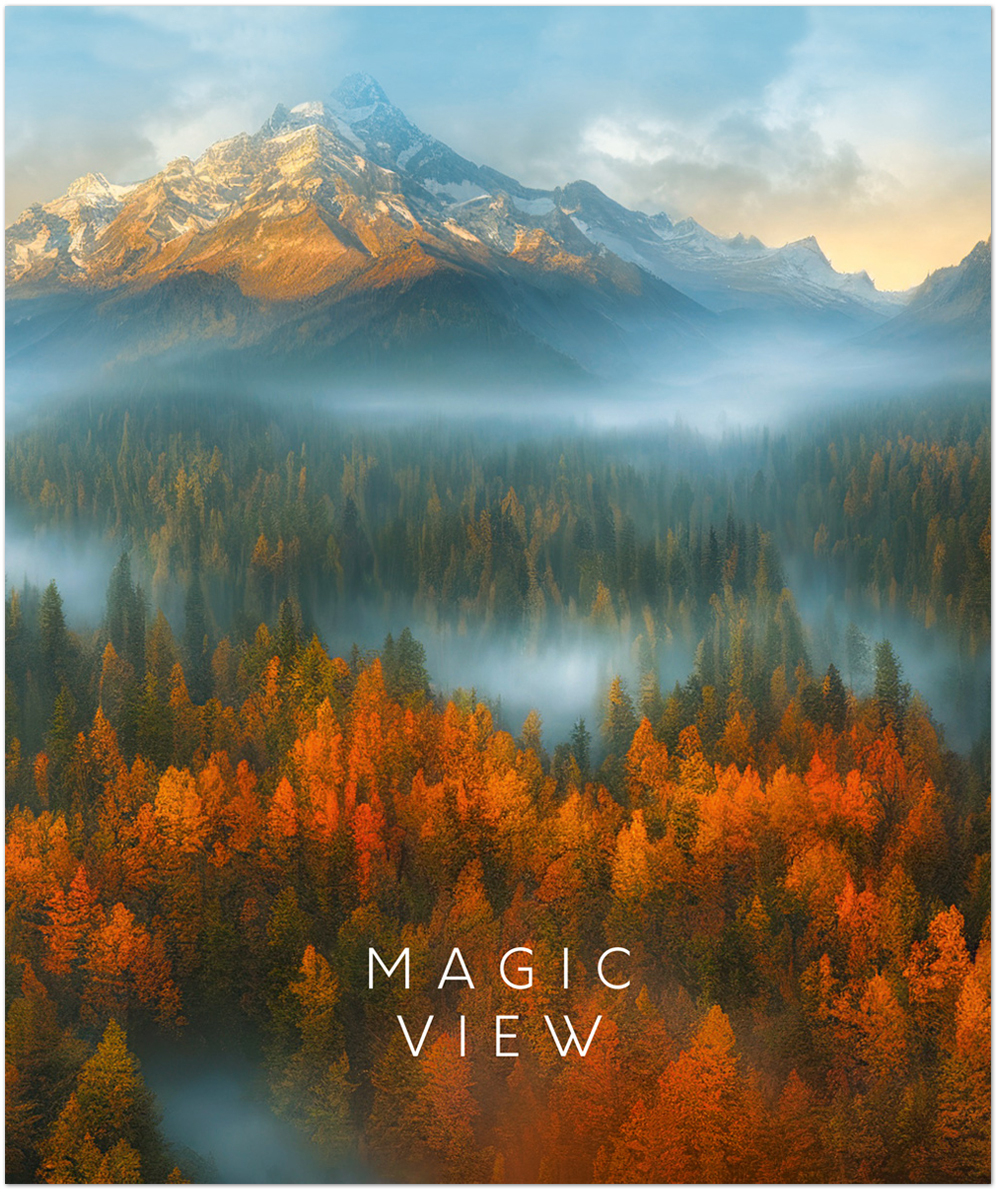 Тетрадь общая 48 листов на скрепке "Красивые пейзажи"