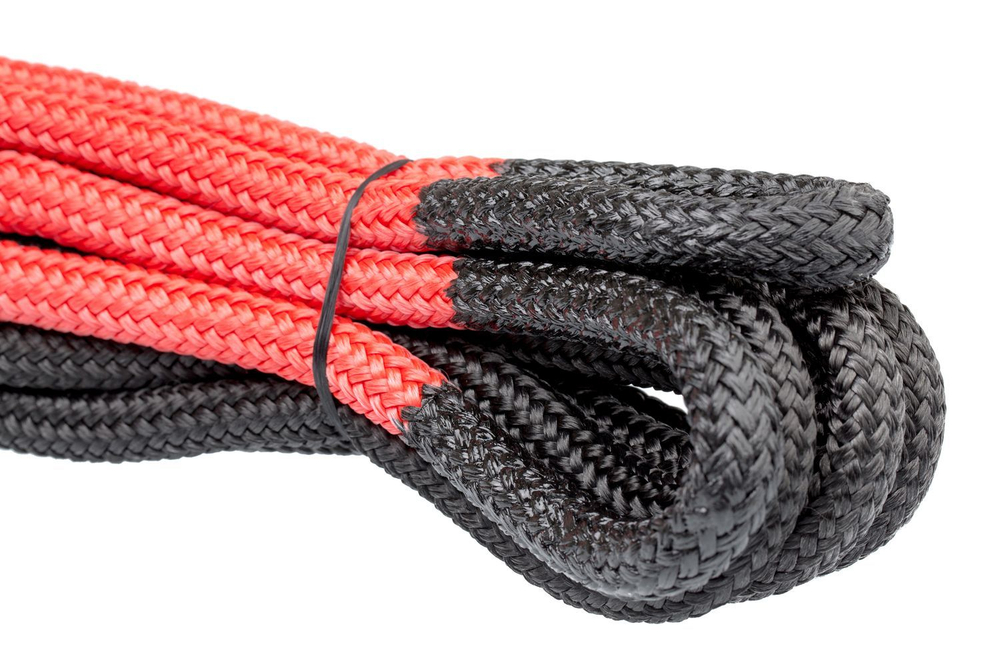 Трос кинетический черный 19мм х 9м, нагрузка до 8,2 тонн, плетеные проушины в Сумке