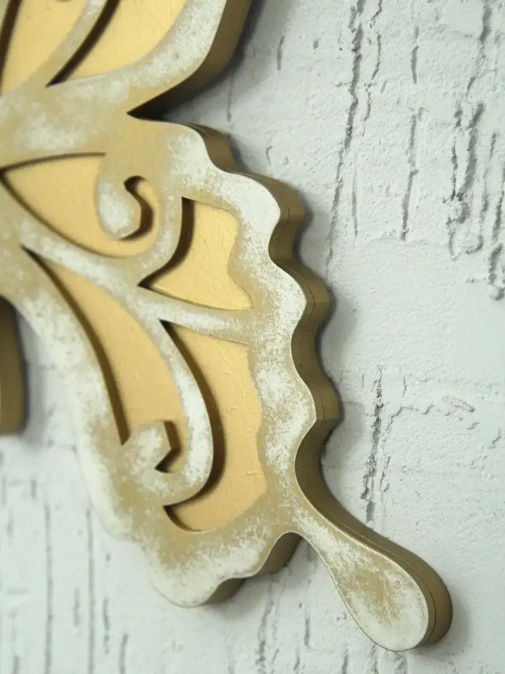 Декор для дома на стену "Золотые бабочки"