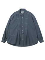 Мужская Рубашка Pleated Chambray