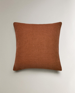 Zara Home наволочка декоративная из хлопка, экрю, 45x45 см