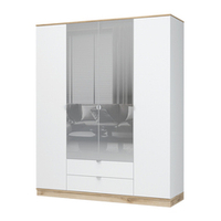 Юкки ШК 2Я 1800 Шкаф 4-х дверный с зеркалом