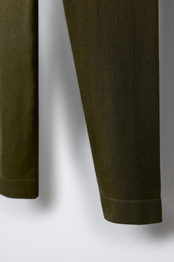 ZARA ЛЕГИНСЫ С НАДПИСЬЮ SKI COLLECTION, ХАКИ