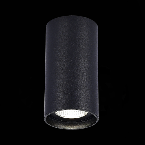 ST157.442.15 Светильник потолочный Черный LED 1*15W 4000K 1 200Lm Ra>90 60° IP44 D75xH140 220-265V Накладные светильники