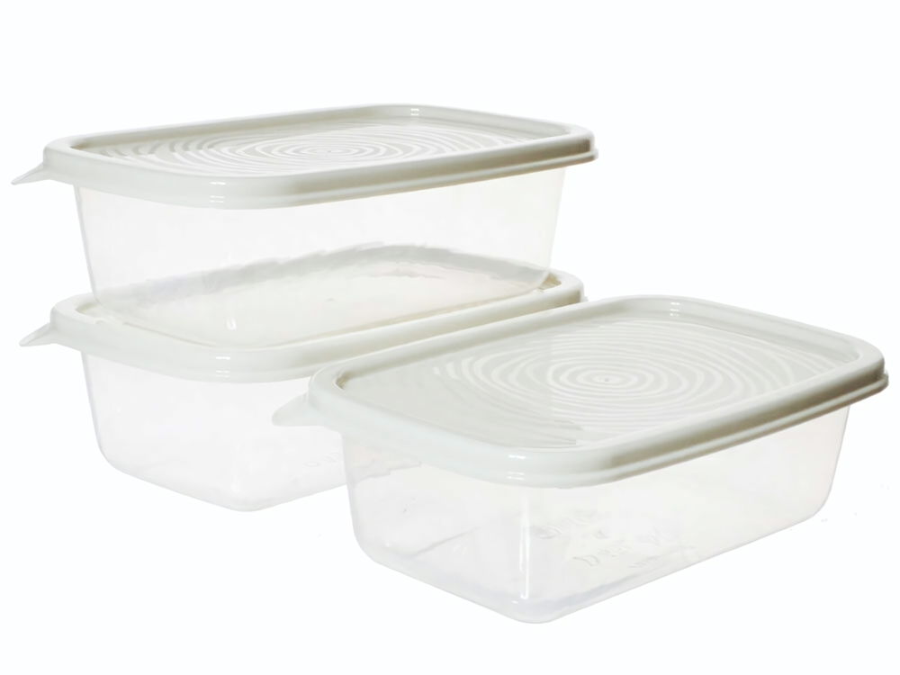 Набор контейнеров 3шт 0,9л "Романо"