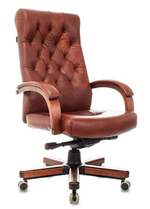 Кресло  Бюрократ T-9928WALNUT/CHOK