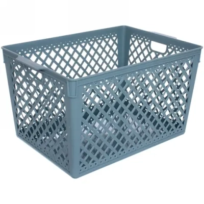Корзина для хранения «Грация» синяя 31,5х21,5х17,5см
