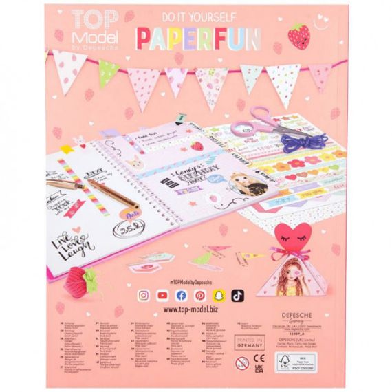 TOPModel DIY Paper Fun Book FLOWER BERRY