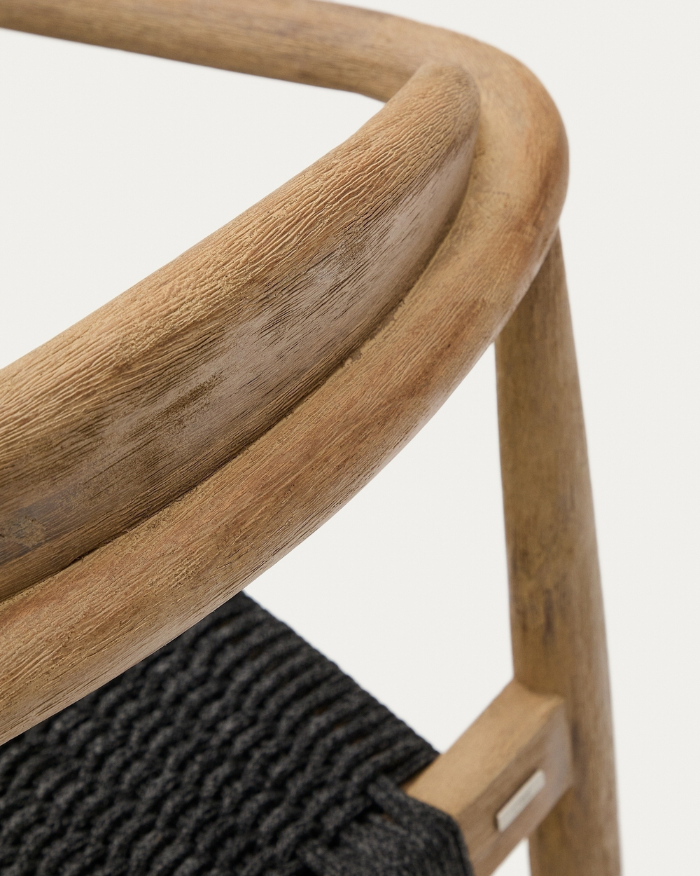 Кресло Glynis натуральный, черный