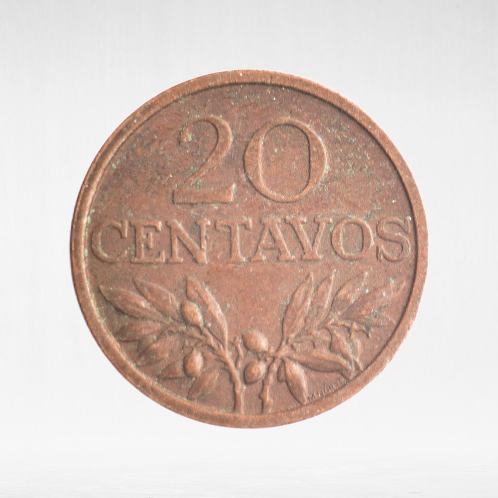 Portugal, 20 Centavos, 1971, VF