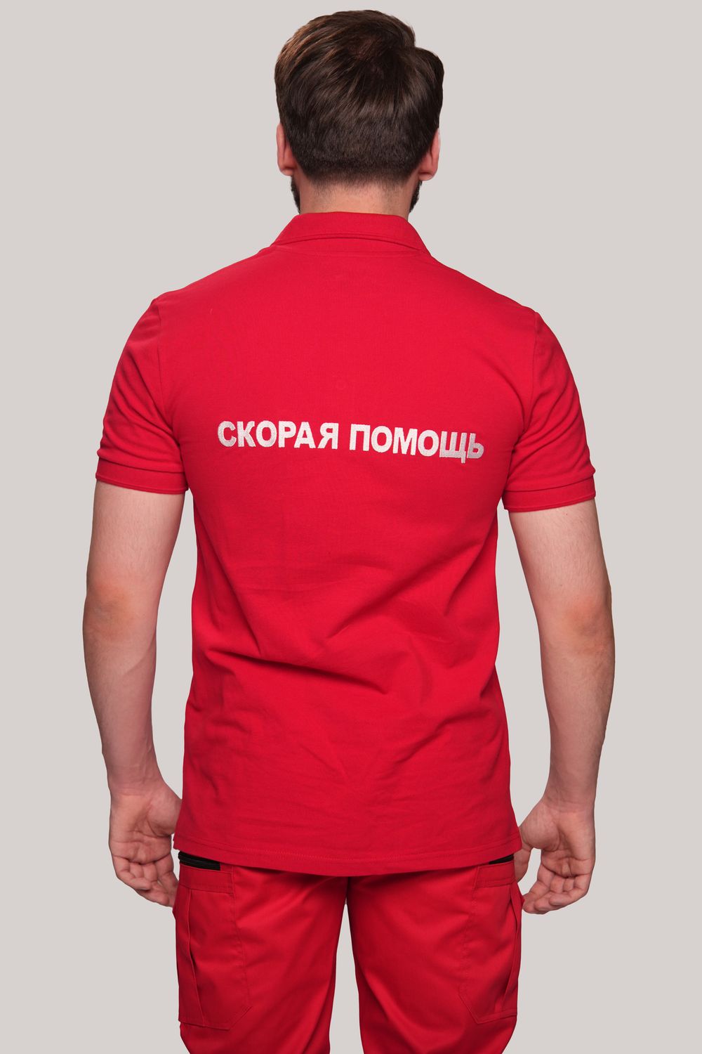 Поло Скорая помощь MedicLine цв. КРАСНЫЙ