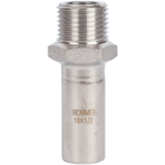 ROMMER Вставка с НР 18x1/2" из нержавеющей стали прессовой