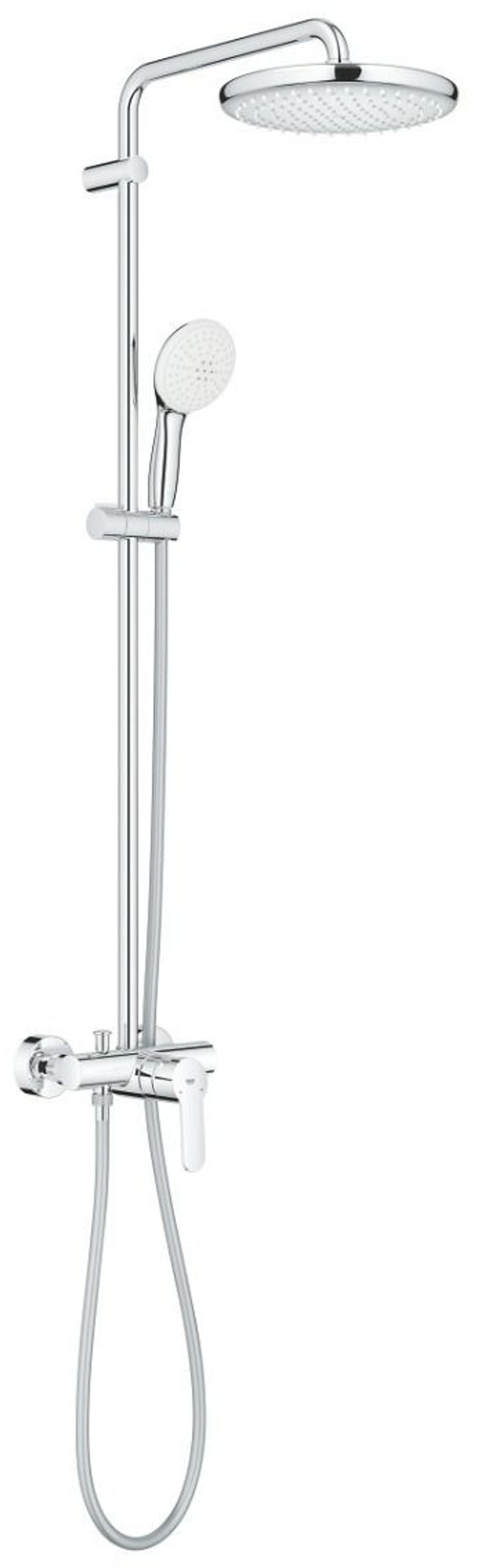 Душевая система GROHE Tempesta System 250 с однорычажным смесителем настенного монтажа, хром (26673001)