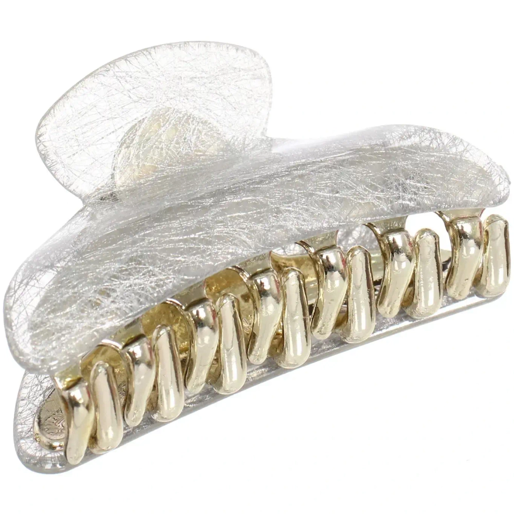 Заколка-краб для волос « ЭЙФОРИЯ», мали, микс 6 цветов, 7см (блистер Кокетка)