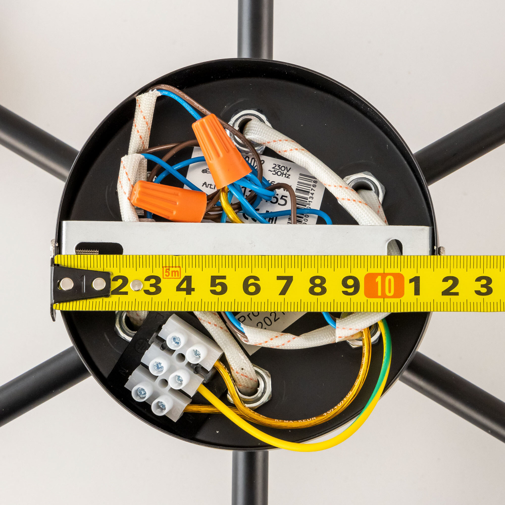 Citilux Нильс CL132165 Люстра потолочная Чёрная