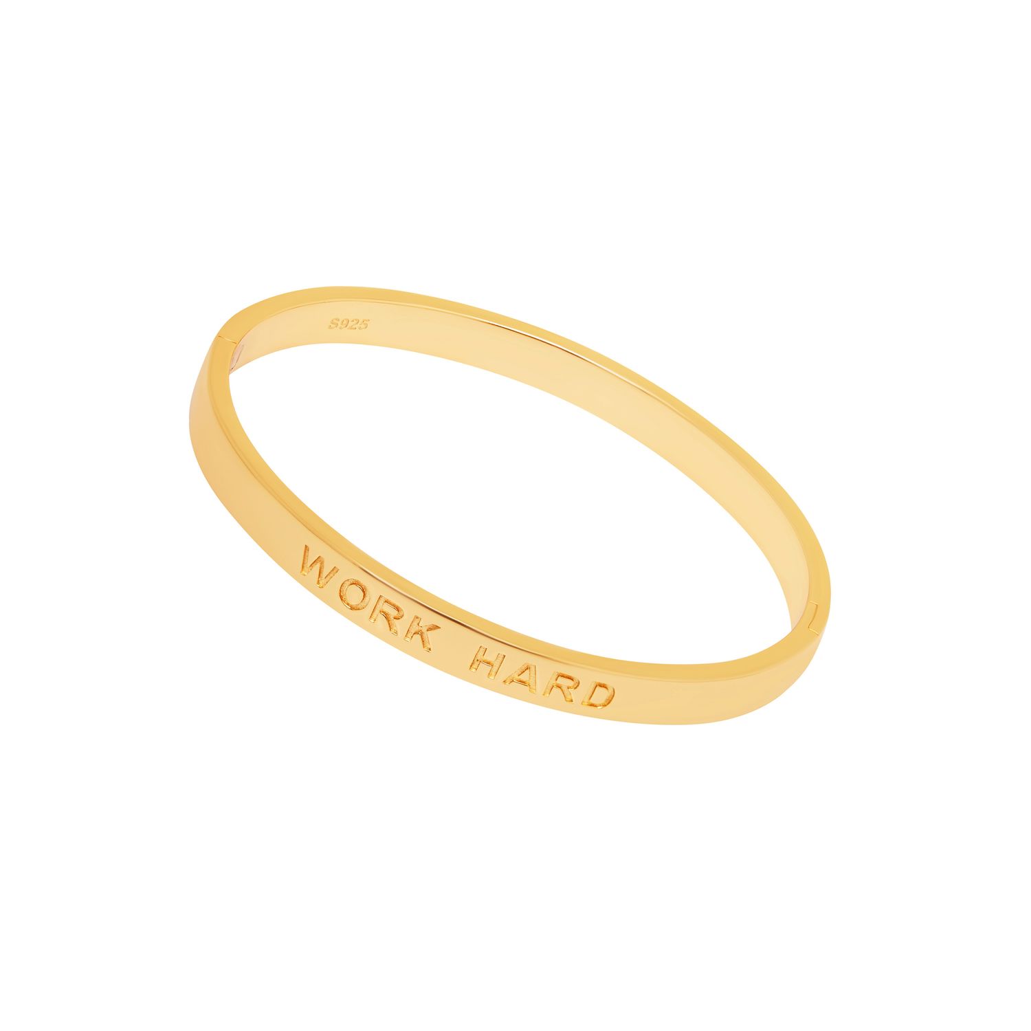 Браслет Work Hard – Play Harder (Работай усердно – Кайфуй еще круче) – Silver 925