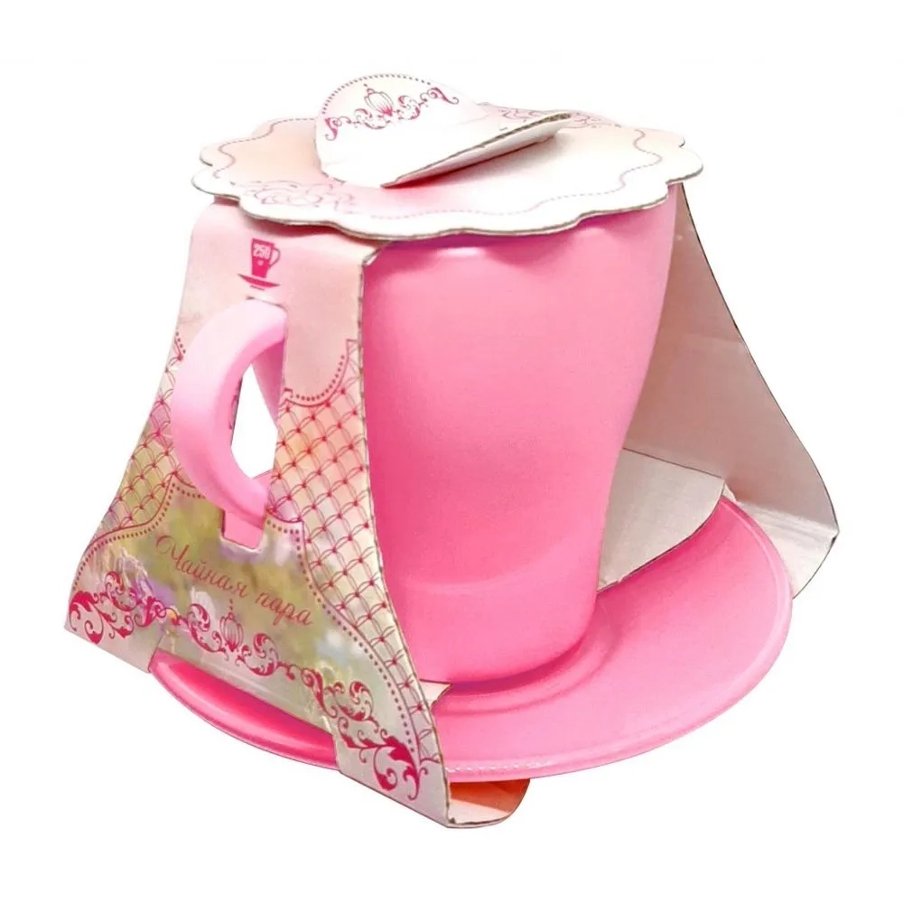 Чайная пара арт.2649-Н7 Апрель(Розовый)