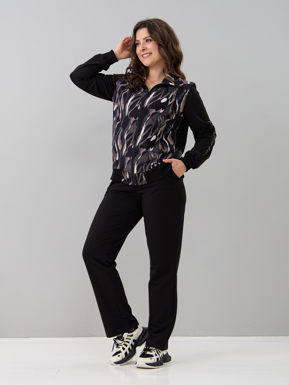 Костюм с брюками КБ-384/скалистый-берег