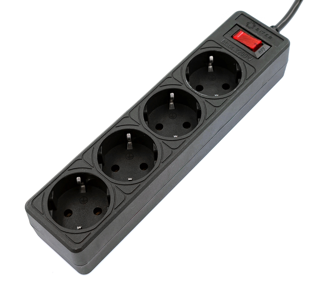 Фильтр сетевой на 4розетки-1,8м. 5Bites SP4-518 GARDA