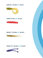 Набор приманок "Мормо Макси" в коробке от River Fish