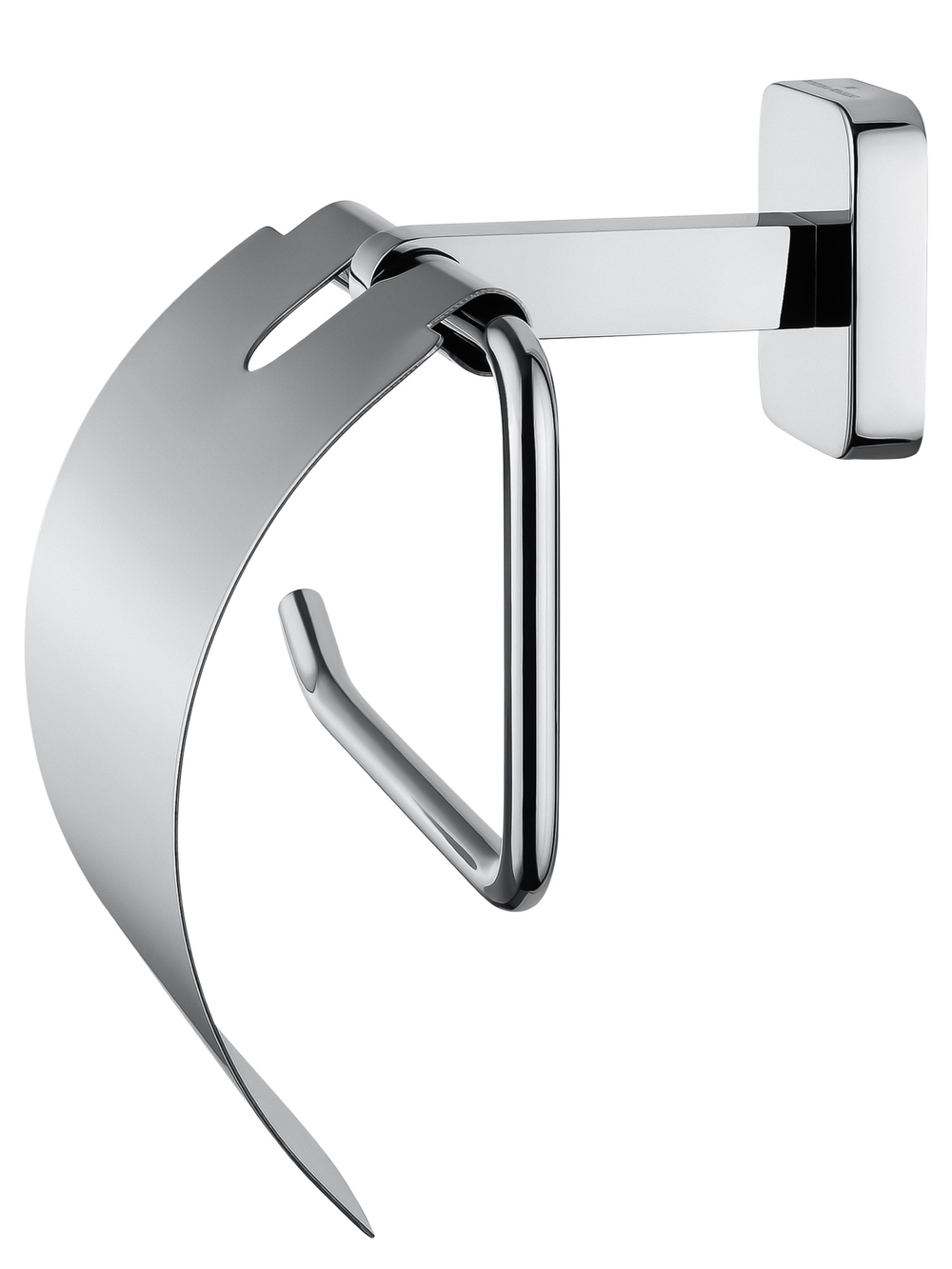 Держатель для туалетной бумаги с крышкой WONZON & WOGHAND STILL, Хром (WW-6626)