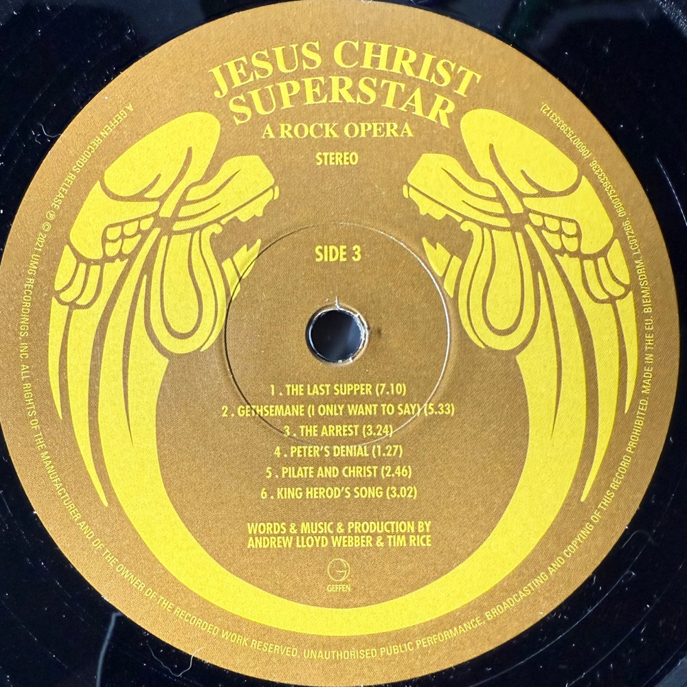 Jesus Christ Superstar (A Rock Opera) 2LP (Германия 2021г.)