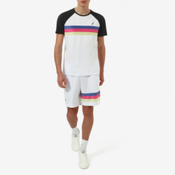 Мужская теннисная футболка Australian Ace T-Shirt with Print - белый