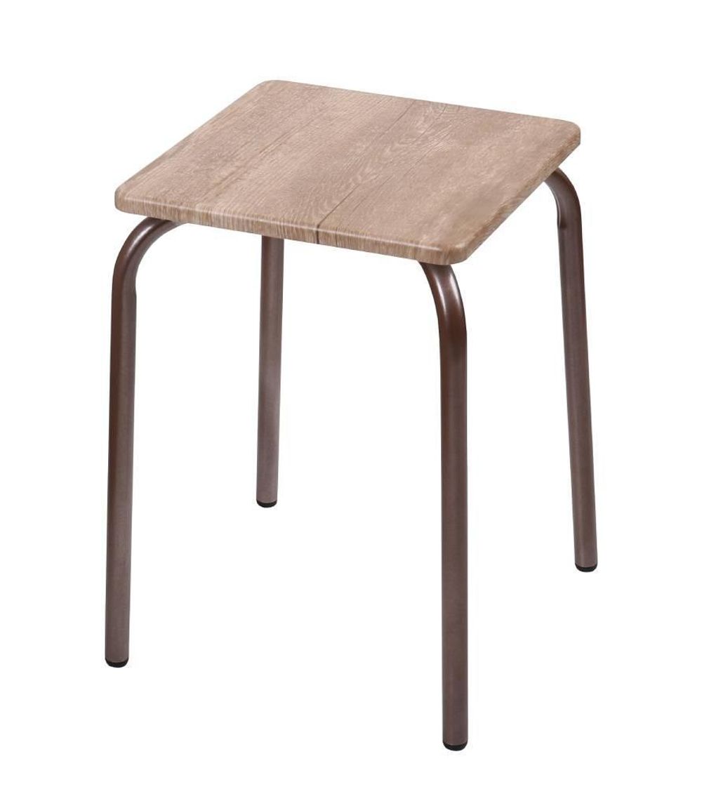 Табурет "Комфорт 2" ТКМ2 на 4-х опорах разборный, МДФ, Ника