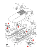 Ролик Yamaha 130 мм (8ET4731000)
