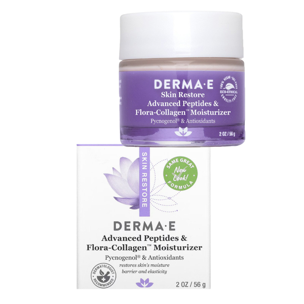 Advanced Peptides & Flora-Collagen™ Moisturizer Увлажняющий Крем с Коллагеном 50мл (DERMA E)
