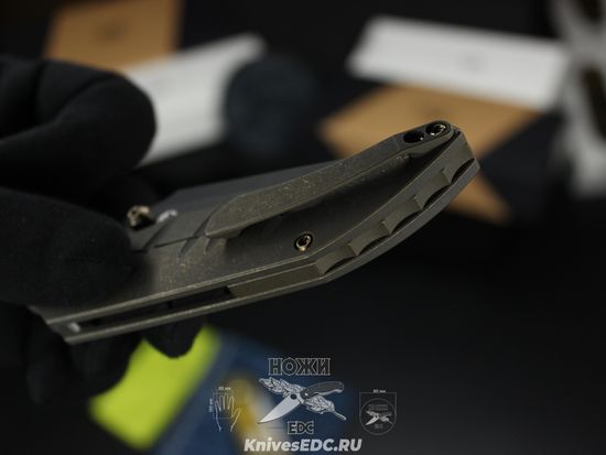Нож складной WE Knife Riff-Raff WE22020B-1 сталь клинка CPM-20CV, рукоять титан