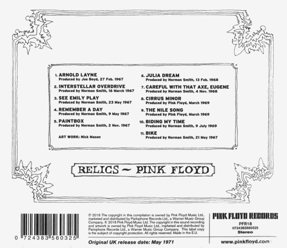 Pink Floyd / Relics (CD)