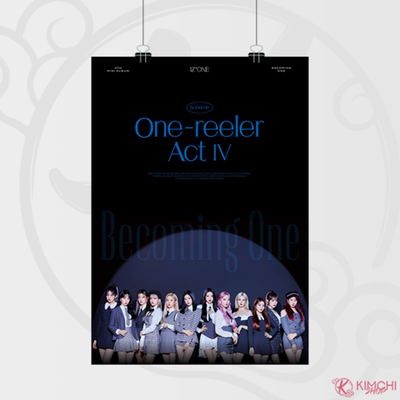Постер А4 - IZ*ONE - One-reeler Act IV
