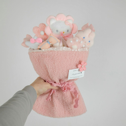 Мягкая игрушка Букет цветов Hello Kitty подарок девочке