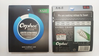 Струны для акустической гитары Orphee (10-50)