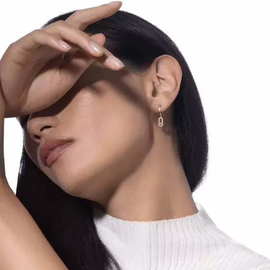 Серьги Messika Move Uno hoop earrings