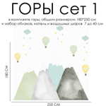 Наклейки ГОРЫ СЕТ 1