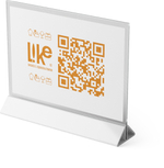 Подставка для постера А4 горизонтальная/съемное основание/298*70*245 мм.