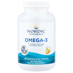 Nordic Naturals, омега-3, со вкусом лимона, 180 капсул (345 мг в 1 капсуле)