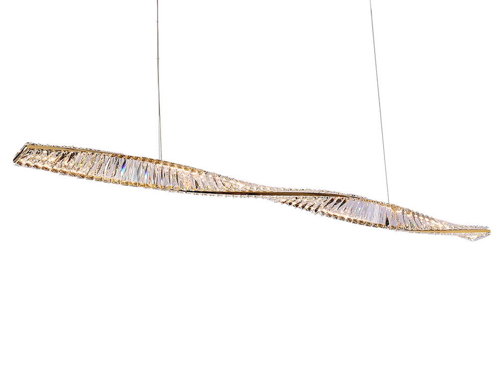 Подвесной светодиодный светильник люстра Newport CRYSTAL 8244/160 gold, М0069588